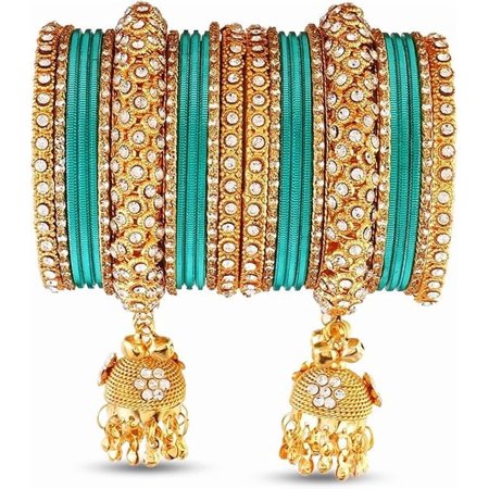 Indian Ethnic Partywear Handmade Bangles – Elegant Jewelry for Women, Perfect for Weddings, Festivals, and Everyday Wear
