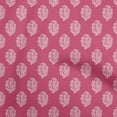 thumbnail image 1 of oneOone Cotton Cambric Fuschia Pink Fabric Block Dress Material Fabric Print Fabric By The Yard 42 Inch Wide-CF, 1 of 1