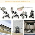 thumbnail image 6 of OLAKIDS Lightweight Baby Stroller, Compact Stroller with One-Hand Fold, Travel Stroller for Airplane with Cup Holder, 5-Point Harness, Foot Cover, Canopy, Infant Stroller for 0-36 Month (Grey), 6 of 9