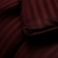 thumbnail image 4 of DNG Creations 5 Piece Damask Stripe Comforter 100% Egyptian Cotton 550 GSM Filling ( California King Size ) All Season 800 Thread Count - Stripe Wine Colour, 4 of 6