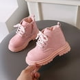 thumbnail image 6 of CAICJ98 Boys Work Boots Lace Up Combat Boot Side Zipper Comfortable Boots for Girls Pink (Toddler/Little Kid),10.5, 6 of 7