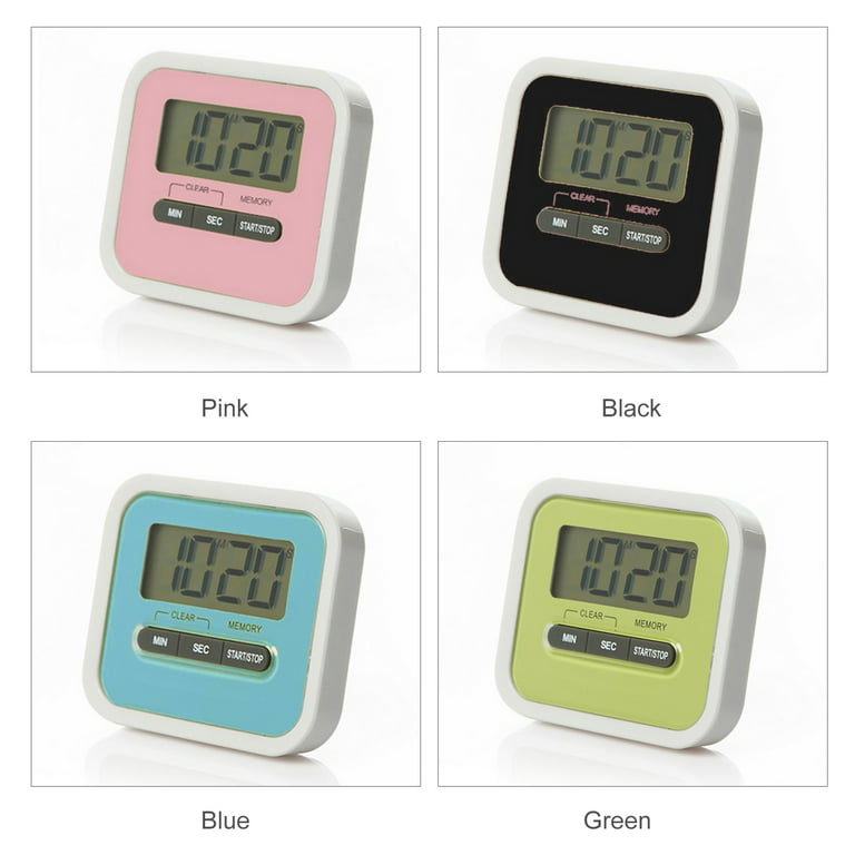 Digital Kitchen Timer Magnetic Cooking LCD Large Count Down Clear