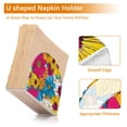 thumbnail image 3 of Ryvnso Acrylic Napkin Holder Table Kitchen Paper Tissue Organization 1 Pack Daisy Chrysanthemum Flowers, 3 of 7