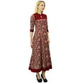 thumbnail image 5 of Phagun Women Ethnic Top Dress Designer Kurta Cotton Floral Anarkali Kurti Tunic, 5 of 7