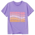 thumbnail image 3 of Kiijoy Tween Girls Birthday Short Sleeve T-Shirt Letter Print Soft T Shirt, Sizes 12-13, 3 of 3