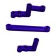 thumbnail image 3 of de oscilante de aleación de aluminio, repuesto de accesorios para 16889 S1601 S1602, accesorios, reemplazo de maletero RC Azul oscuro CUTICAT Enlace de dirección RC, 3 of 6