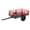Red, variant on 1500 Lbs Heavy Duty Steel Dump Cart, 15 Cu ft Garden Utility Trailer with Removable Sides, Hand Pull or Foot Pedal Dumping for ATV UTV Lawn Mower Tractor