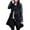 Black, variant on IROINNID Women's Leisure Mid-Long Coat Solid Color Trench coat Long Sleeve Outwear, Black