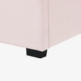 thumbnail image 4 of Inspired Home Annastasia Velvet Full Platform Bed with Lift Mechanism, Blush, 4 of 8