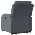thumbnail image 2 of vidaXL Fauteuil Inclinable de Massage Debout Velours Gris Foncé, 2 of 5