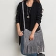 thumbnail image 5 of gcong Stylish Woven Fringe Messenger Crossbody Bag for Daily Casual Wear and Travel Use, 5 of 5