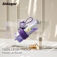 thumbnail image 5 of Sidagar 24 oz Ceramic Lined Stainless Steel Leakproof Travel Mugs with Straw Lid, Purple Floral, 5 of 9