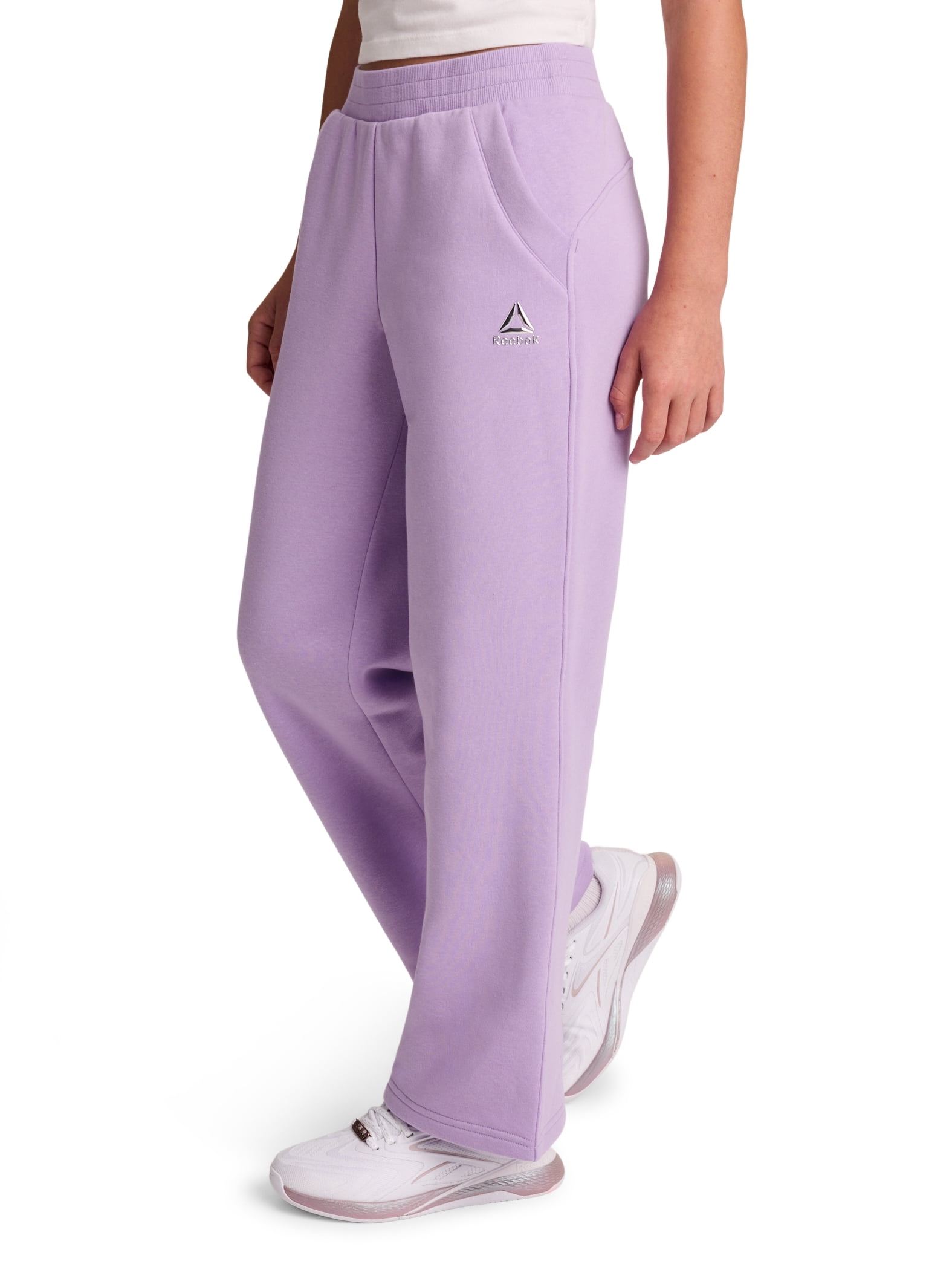 Reebok Girl's Game Day Fleece High Waisted Puddle Pant, Sizes 4-18