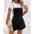 thumbnail image 4 of MLDRA Women's Summer Rompers Adjustable Strap Sleeveless Overalls Casual Shorts Jumpsuit, 4 of 8