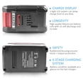 thumbnail image 4 of 21Volt 3.0 Amps Reemplazo Li-Ion Fast Charger Compatible con EinHell 18V Herramientas Eléctricas Inalámbricas y Baterías de Ion de Litio, Negro, 4 of 9