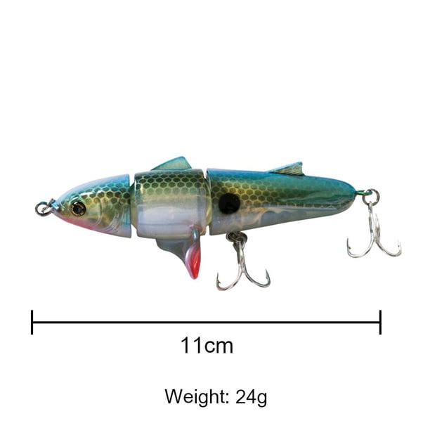 Señuelo de pesca con lápiz biónico Topwater 11cm 24g Cebo duro artificial (01) Likrtyny Para estrenar