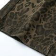 thumbnail image 4 of CaComMARK PI Jeans for Women High Waist Leopard Print Jeans Cheetah Pants Wide Leg Jeans 2000s Mcbling Grunge Clothes Deals of the Day Clearance Prime, 4 of 9