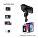 thumbnail image 4 of Sidaley Holder Rotary Backpack Clip Aluminum Alloy Mount Camera Load-bearing Shoulder Belt Head J-hook Adapter Sports Strap Clamps Large Type2 NO2, 4 of 6