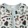 thumbnail image 6 of Staki Baby Footless Pajamas Viscose of Bamboo Cartoon Infant Boys Zipper Pjs Romper 0-18M,6-12 Months, 6 of 7