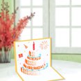 thumbnail image 4 of Tarjeta Emergente Tarjeta de cumpleaños Jump Out Tarjeta de felicitación 3D creativa para todas las ocasiones (Oro) Ndcxsfigh Libre de BPA, 4 of 8