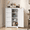 34"H-White, variant on Asofer Kitchen Pantry Storage Cabinet with 4 Drawers for Kitchen, Living Room,White