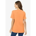 thumbnail image 2 of Woman Within Plus Size Perfect Short-Sleeve V-Neck Tee (Petite Available), 2 of 6