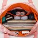 thumbnail image 4 of Hukapapa Bolsa de viaje Bolsa deportiva para gimnasio Bolsa de mano plegable Bolsa grande para pasar la noche con bolsillo húmedoPolvo de arándano, 4 of 5