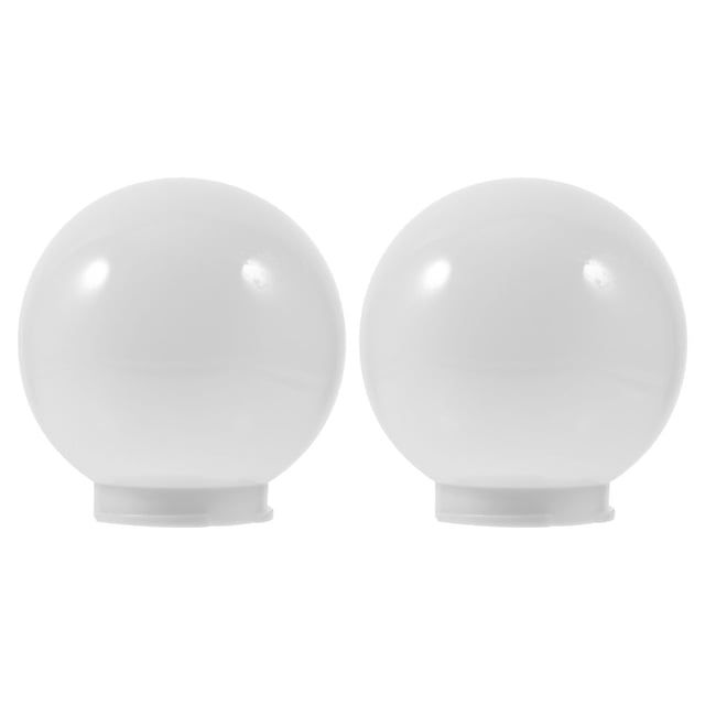2Pcs Acrylic Lamp Shade Outdoor Light Globe Street Lamp Covering Lamp Protector Light Fixture