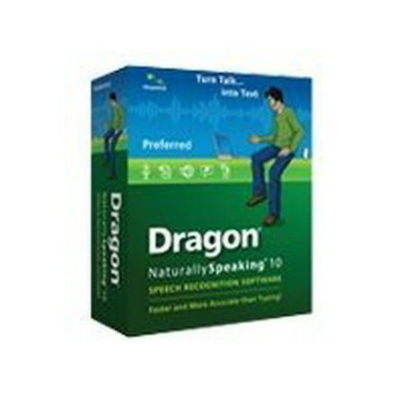 Dragon NaturallySpeaking Preferred - (v. 10) - license and media...