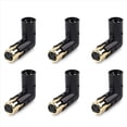 thumbnail image 1 of 6 Adaptador de Ángulo XLR de 3 Pines Ajustable Macho A Hembra Adaptador XLR de Ángulo Recto Adaptador XLR de 90 Grados, 1 of 5