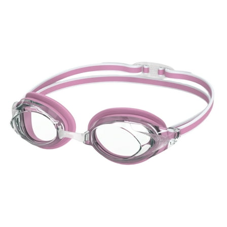 Speedo Women's Anti-Fog Vanquisher 3.0 Mirrored Goggles, Funny Pink/Clear