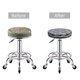 thumbnail image 5 of Balery Popcorn Fundas de asiento para taburete de bar redondo de tela de terciopelo ajustables que protegen de arañazos y manchas para sillas de 14 a 17 pulgadas.-12 inch, 5 of 7