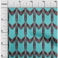 thumbnail image 1 of oneOone Tissu Polyester Lycra Chevron Imprimé Ikat Tissu BTY 56 Pouces de Large, 1 of 1