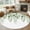 White Green, variant on Area Rug 4x6 Ft, Orange Sunshine Non Slip Area Rugs for Bedroom, Lines Retro Abstract Middle Century Washable Low Pile Indoor Throw Carpet for Home Office Study Room Dining Room Nursery