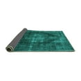 thumbnail image 2 of Ahgly Company Indoor Rectangle Oriental Turquoise Blue Industrial Area Rugs, 5' x 8', 2 of 4