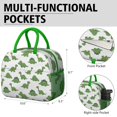 thumbnail image 6 of Womens White Green Dinosaurs Pattern Lunch Box for Work,Insulated Lunch Bag for Women,Loncheras Para Mujer,Leakproof Adult Lunch Bag for Work,Beach,Travel,Picnic,Camping, 6 of 7