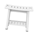 thumbnail image 4 of Esquirla Bathroom Seat SPA Bath Chair Inside Shower Kitchen Garage Shower Bench Stool White, 4 of 8