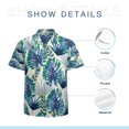 thumbnail image 7 of High Quality Hawaiian Shirts for Men Short Sleeve Aloha Beach Shirt Floral Summer Casual Button Down Shirts Blouses OFFEHQ, 7 of 7