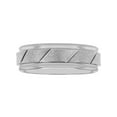 thumbnail image 2 of Mens Tantalum Grooved Wedding Band - Tantalum Ring, 2 of 3