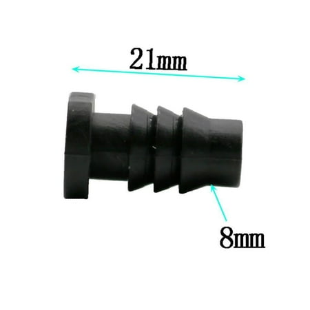 

800 Pcs 8mm Hose Pipe Barbed End Caps Garden Hose Connector Micro Irrigation Tube Fittings Drip Use Plugs -------- Leak Free Connections