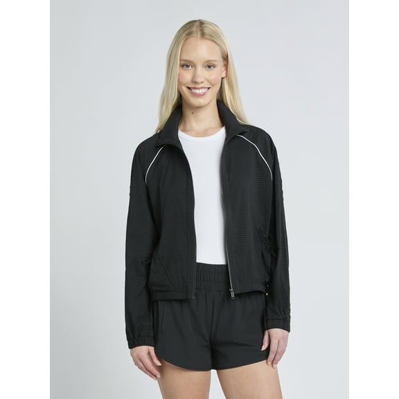 Avia Women's and Women's Plus Tennis Jacket, Sizes XS-4X