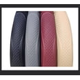 thumbnail image 5 of Car Steering Wheel Cover, Durable Leather Cover with Anti-Slip Lining, Car Steering Wheel Cover for Cars, SUVS and Trucks, Universal 14.5-15 inch, Burgundy, 5 of 7