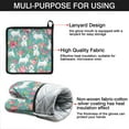 thumbnail image 7 of Schnauzer Dogs Kitchen Oven Mitt and Pot Holder Sets 2 Pcs for Baking, Cooking and Grilling, Heat Resistant Up To 392 °F, 7 of 7