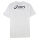 thumbnail image 2 of Camiseta básica con logotipo de ASICS para hombre, blanca, grande, 2 of 2