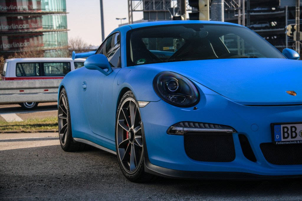 vinyl car auto wrap film pick size VViViD Gloss Smurf Blue Riviera Porsche GT3