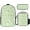 Color-3, variant on Green Music Icon Seamless Pattern Backpack Bookbag Students Bags S Rucksack Lunch Bag Pen Bag Three-Piece Set