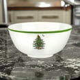 thumbnail image 5 of Spode Christmas Tree Melamine Deep Bowl - Large 11-Inch Round Serving Bowl for Salad, Pasta, Side Dishes - Festive Holiday Tableware - Shatterproof, Indoor/Outdoor Use, Dishwasher Safe, 5 of 5