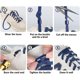 thumbnail image 4 of 6 pares de cordones elásticos universales para niños y adultos, con sistema de cierre de botón de metal, adecuados para calzado deportivo, zapatillas para correr, calzado informal, sin cordones, 4 of 5