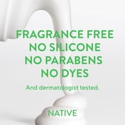 Native Gentle Facial Moisturizer for Sensitive Skin, Silicone Free, Fragrance Free, with Vitamin B3 and Aloe, Dermatologist Tested, 1.7 oz
