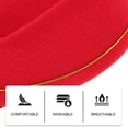 thumbnail image 3 of Chapeau de Servante Aérienne pour Femmes en Laine pour Costume Cosplay Performance Musicale - Taille m(Rouge), 3 of 6